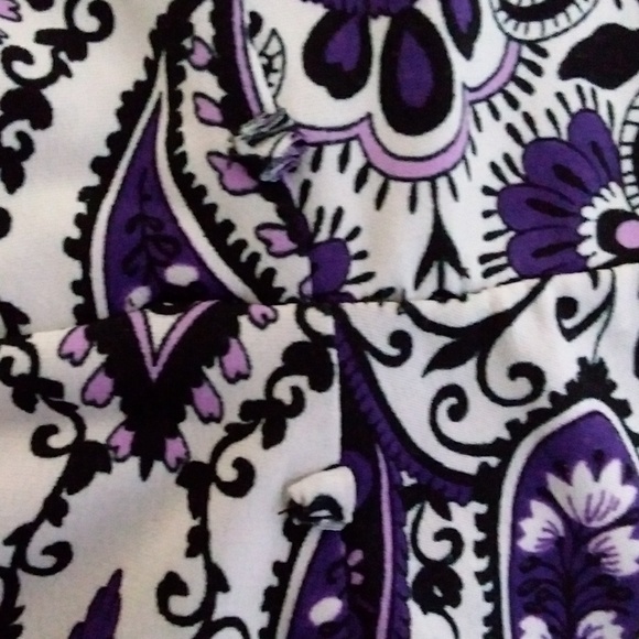 ☆☆ SOLD☆☆ Apt. 9 Purple Paisley Midi Dress - Picture 8 of 8